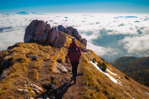 istock Woman in the mountains 1354310327