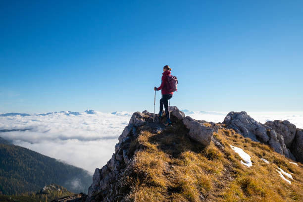 istock Woman in the mountains 1354310328