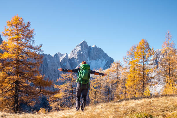 istock Woman in the mountains 1354310411