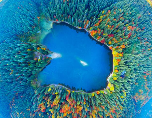istock Synevyr lake autumn mountains 1354314362