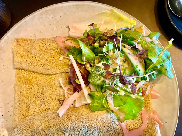 istock Buckwheat Pancake with Salad 1354318020