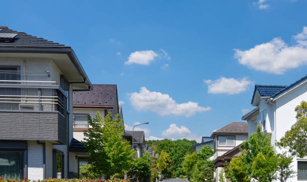istock Japan's residential area. 1354329652