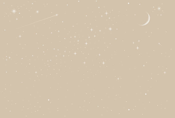 Stars, space and night sky Vector Stars, space and night sky constellation stock illustrations