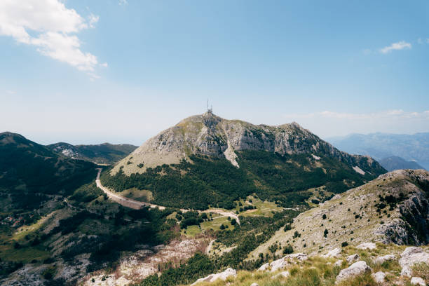 istock Cellular tower on top of Mount Lovcen. Montenegro 1354348838