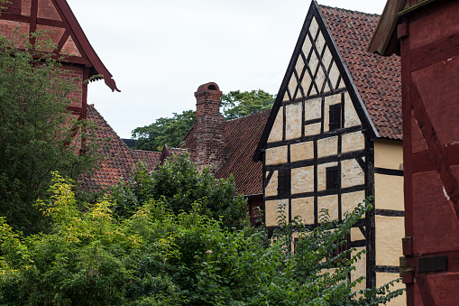 Half-timbering Houses in The Old Town, Aarhus