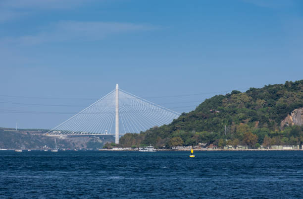 istock istanbul's 3rd suspension bridge, Yavuz Sultan Selim. turkey 1354356252