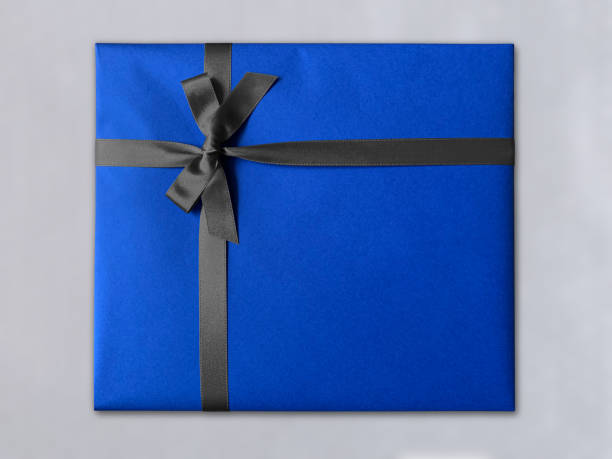 istock A gift with a ribbon on the table. 1354363027
