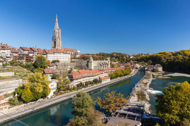 бернский собор - berne switzerland europe bridge стоковые фото и изображения