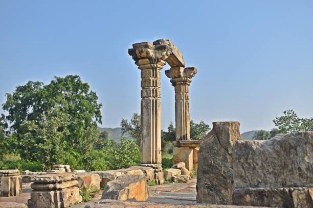 istock ancient temple remains at alwar rajasthan 1354370819