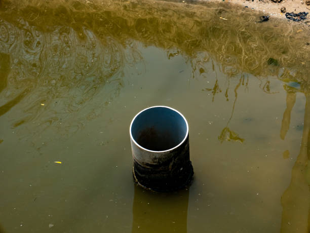 istock a water pipe in the middle of a salt pond 1354371442