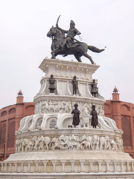 View of Maharaja Ranjit Singh Statue in Amritsar.