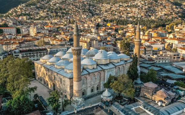 Grand Mosque of Bursa stock photo