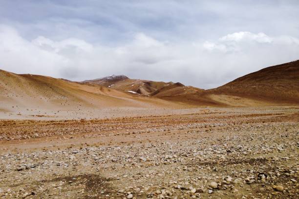 istock Landscape mountain view with blue sky in Tibet 1354405859