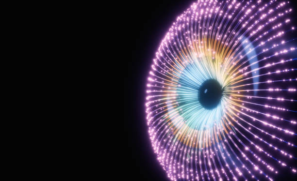 Abstract Digital Futuristic Eye