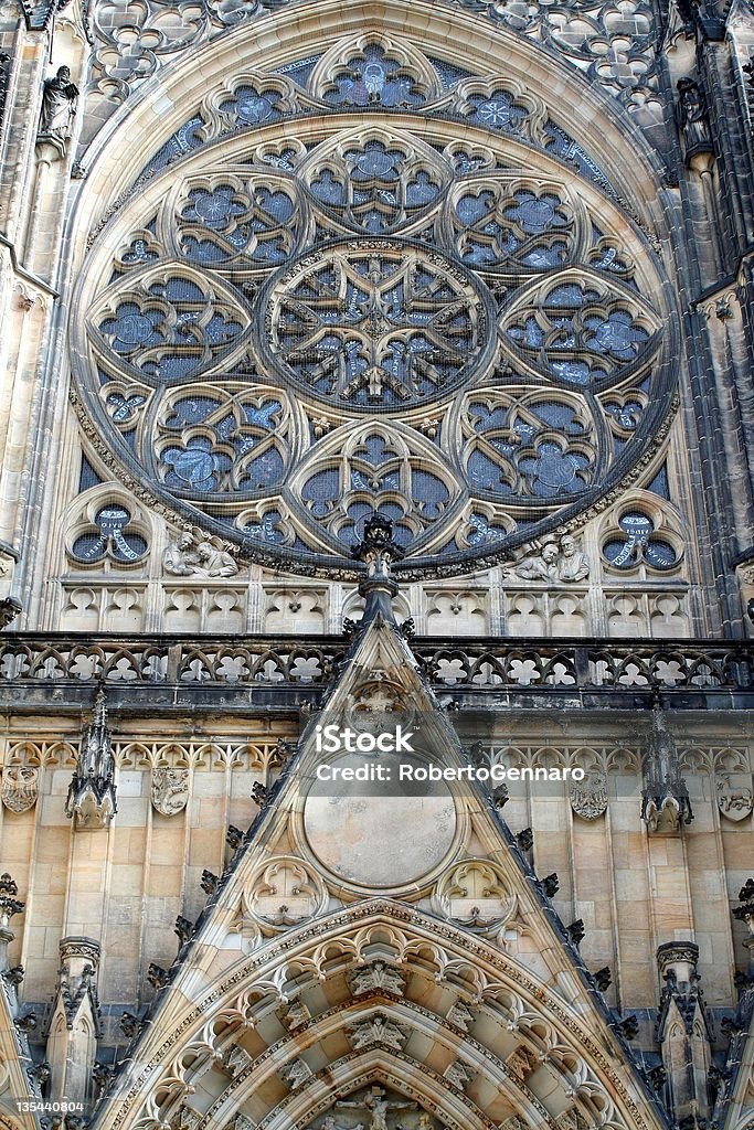 Façade de la cathédrale Saint-Guy - Photo de Architecture libre de droits