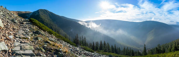 istock Panoramic view of the Krkonose mountains, Czech republic 1354414522