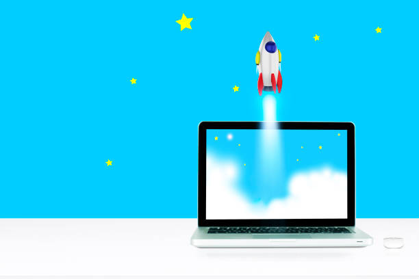 istock Space shuttle launch in the open space over the Earth. Ocean and sky under spaceship concept of business. . 3d rendering (world element image by nasa) 1354424049