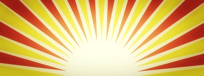 Illustration of abstract sun rays