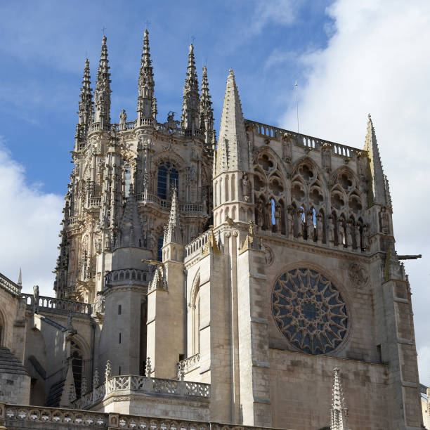 istock Burgos Cathedral: The 16th century octagon-shaped tower 1354426336