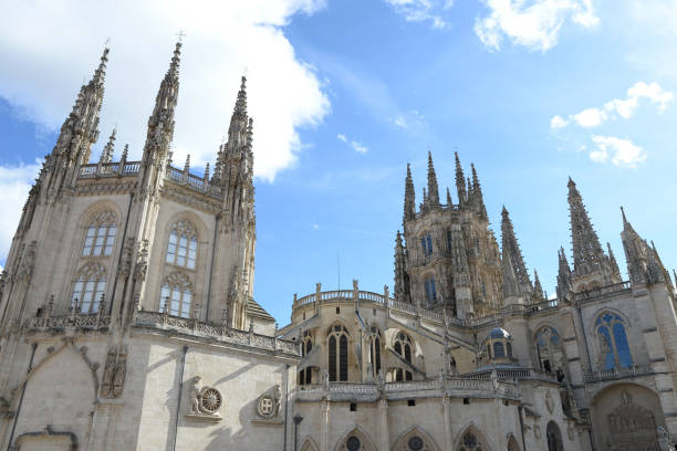 istock Burgos Cathedral:  the tower of the  Constable chapel and the central tower 1354426391