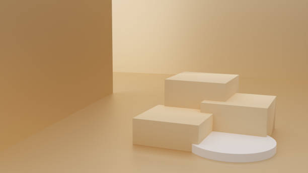 istock 3D  shining background picture 3D Illustration. 1354426702