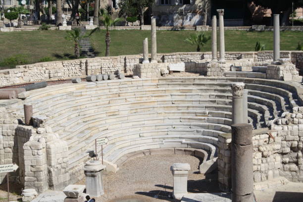 istock Alexandria, Roman amphitheater 1354426846