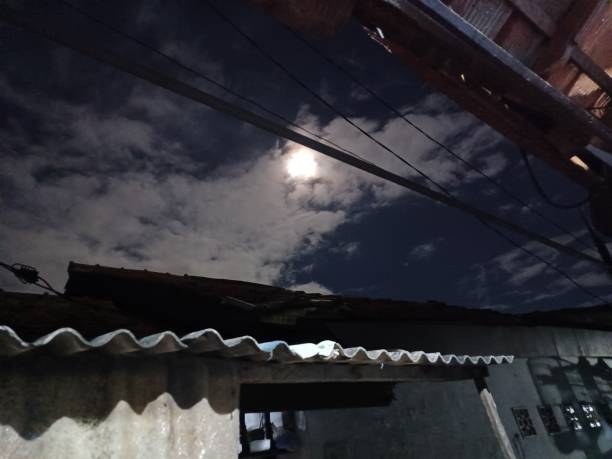 istock the moon that shines among the clouds 1354431042