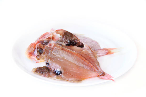 splendid alfonsino cut open and dried