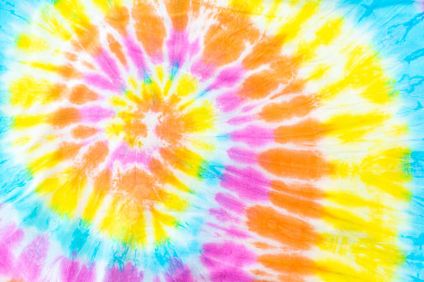 istock Tie dye colorful on cotton background. 1354434284