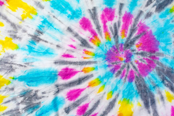 Tie dye colorful on cotton background, wallpaper.