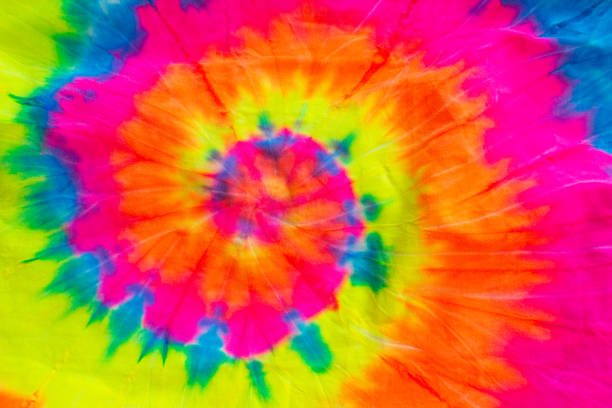 istock Tie dye colorful on cotton background. 1354435334