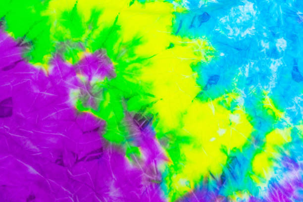 istock Tie dye colorful on cotton background. 1354435450