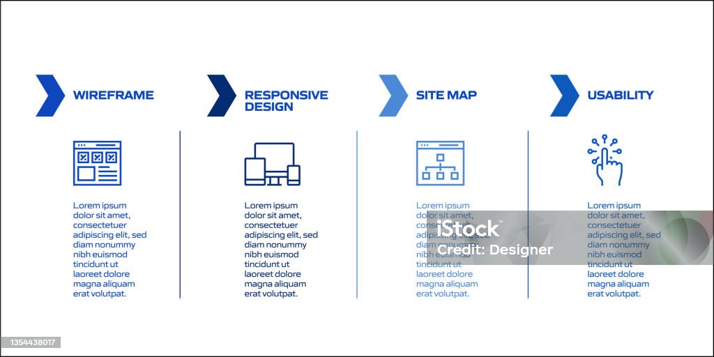Seo Related Process Infographic Template Process Timeline Chart