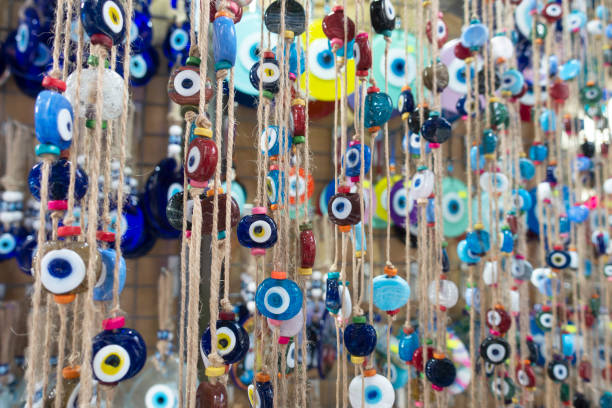 istock Turkish glass nazar. Evil eye amulet . 1354439444