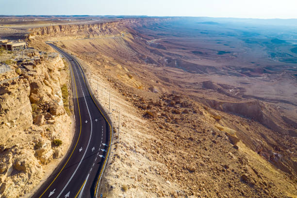 istock The highway around the Makhtesh Ramon 1354445099