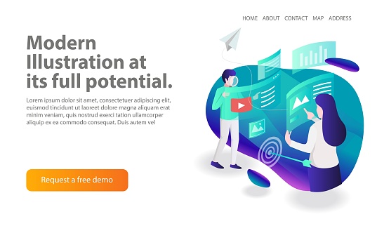 Send And Receive Data Stock Illustration - Download Image Now - Arrow ...