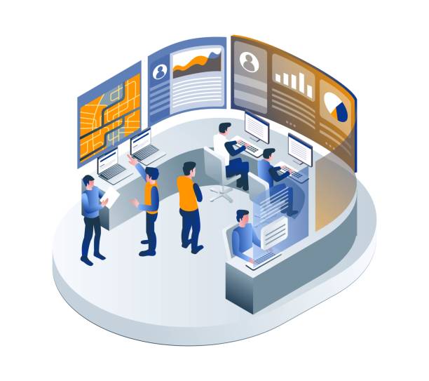 3,300+ Command Center Stock Illustrations, Royalty-Free Vector Graphics ...