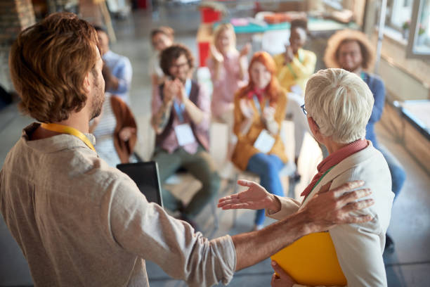 istock Group of employees having professional training together; Professional development concept 1354461933
