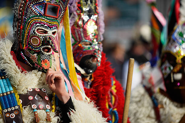 istock Traditional kukeri masks 135446509