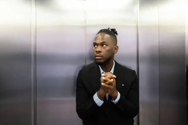 Photo of Trapped Or Stuck Inside Elevator