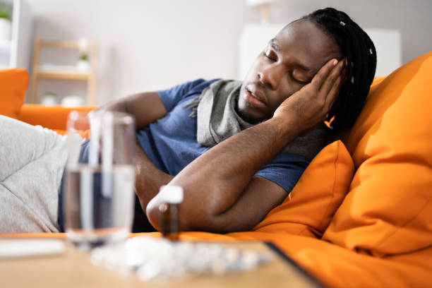 istock Tired African American Man With Headache 1354481532