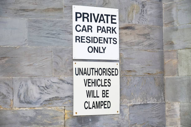 istock No parking private property car park for residents 1354486831