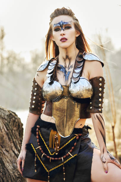 istock Beautiful amazon woman posing outdoors 1354488724