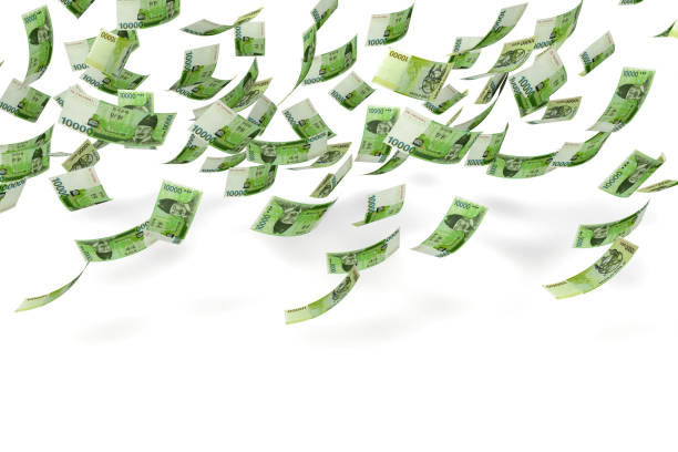 istock A bunch of Korean Won bills falling from the sky 1354490733