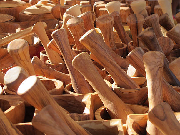 istock wooden kitchen utensils crafted 135450883