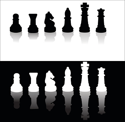 Chess Silhouette Illustration