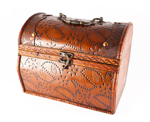istock vintage wooden chest 135451576