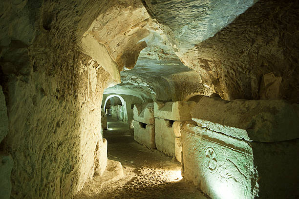 istock Stone Sarcophagi In Israel 135452151