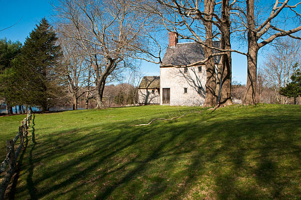 istock Hoxie House with Fence 135454378