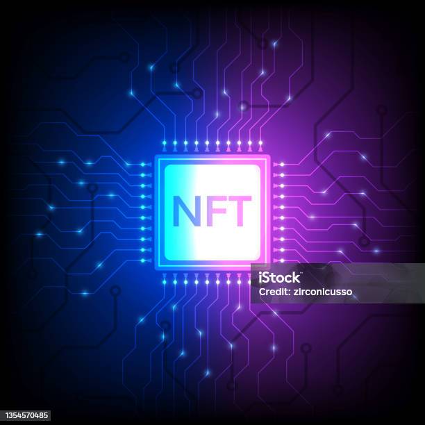 Nft Pada Chip Prosesor Ilustrasi Stok - Unduh Gambar Sekarang - Non ...